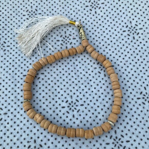 Handmade Tasbeeh Real Wood Prayer Beads Religious Muslim Misbah Pray 33 Beads - Picture 1 of 10